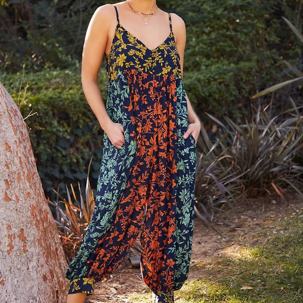 Anthropologie Lounge Around Jumpsuit